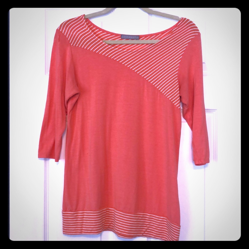Fun Knit 3/4 Sleeve Top